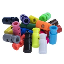 Plastic Paracord Crafting Cylinder Cord End Locks Multi Color Bulk 5-20 pcs