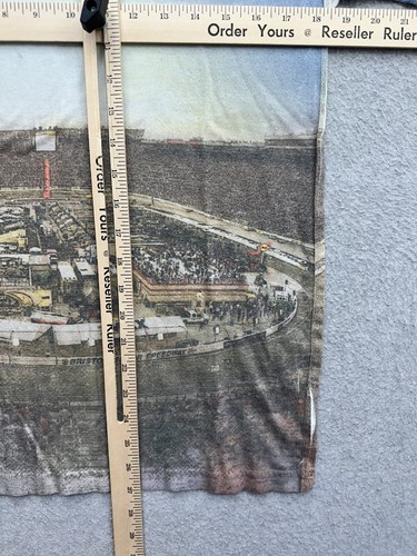 Bristol Motor Speedway NASCAR Shirt All Over Print Blue 84 Adult M Soft Casual - Picture 8 of 8