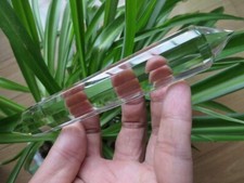 13 Sided Vogel Style Natural  Clear Quartz Crystal Wand DT Point  133.9g