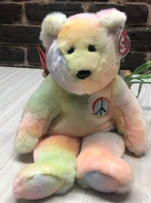 large peace beanie baby