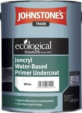 2.5lt Johnstones Trade White Joncryl Water Based Primer Undercoat Paint