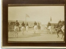 Fotografie Antike Afrika Marokko Taza 1914 Pferde Militär PH15