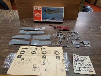 Vtg FROG Fairey Gannet AS MH1 MK4 International Assembly Model F228 Rad Series