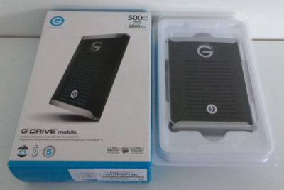 NEW G-Technology 500GB G-DRIVE PRO Thunderbolt SSD External