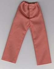 Homemade Doll Clothes-Pretty Dark Salmon Colored Pants fits Ken Doll P3