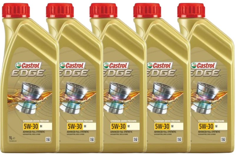 KIT Olio motore Castrol Edge 5W30 M Longlife 04 BMW Mercedes ACEA C3 5 litri