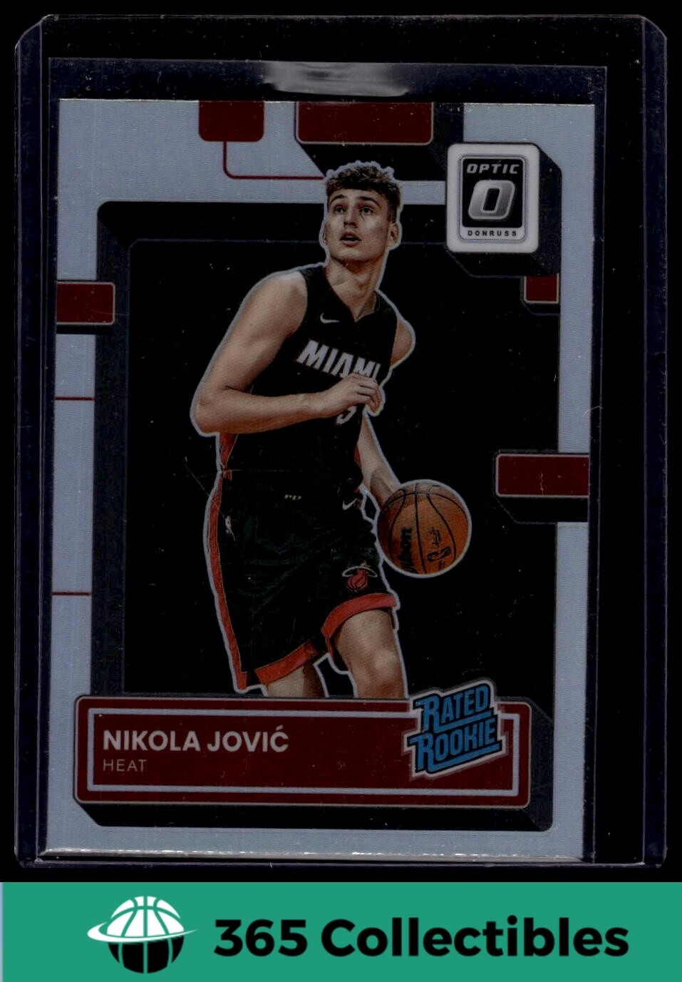 2022-23 Donruss Optic Nikola Jovic Silver Rookie #224 Basketball Heat
