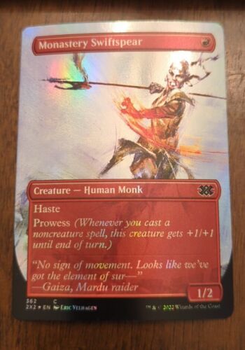 MTG Magic Monastery Swiftspear (362/686) Double Masters 2022 Near Mint FOIL - Picture 1 of 2