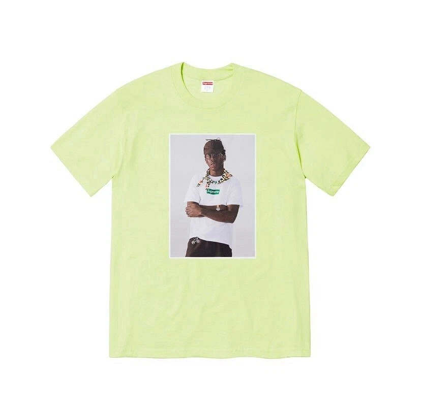 Supreme Tyler The Creator Photo Tee vert   �� moyen   prévente ✅