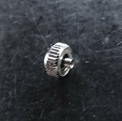 1 Krone Aufzugskrone 0,9 mm crown Edelstahl für Vintage Armbanduhren Neu NOS - Bild 7 von 9