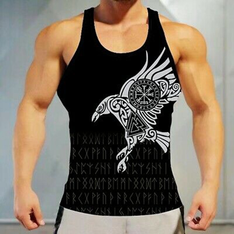 Tank Top Men Vest Fitness Muscle Sleeveless Workout Gym Athletic T Shirt Tee-image