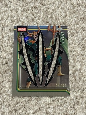 2026 Topps Chrome Marvel Comics - Loki - Clawed Variations 04/20 #131
