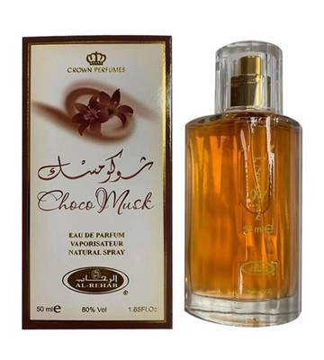 Choco Musk Arabian Perfume Spray - 50ml by Al Rehab by Crown Perfumes USA Seller