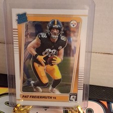 2021 Panini Donruss Optic Rated Rookie Pat Freiermuth #232 Pittsburgh Steelers