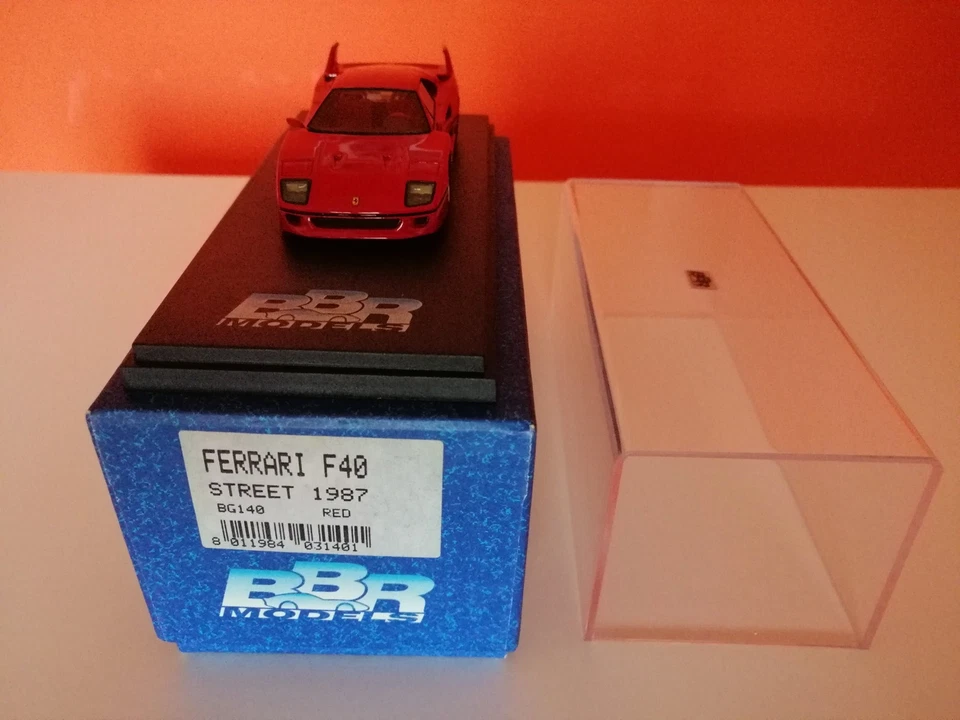 Modellino Model Ferrari f40 Street 1987 1:43 BBR rotto/broken - Immagine 4 di 4