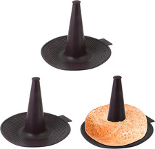 Donut Mold 3 Pack Silicone Non-Stick for Baking Bagels Doughnuts  3 Pack Silico