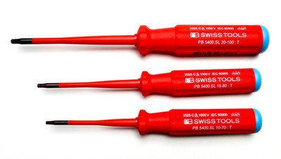 PB SWISS TOOLS 5400.SL SLIM ElectroTools Schraubendreher TORX 3-tlg. NEU