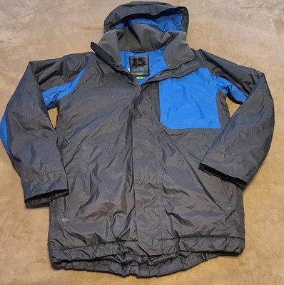 Burton DryRide x Mountain Dew Jacket mens SMALL Gray Blue hooded PRISTINE