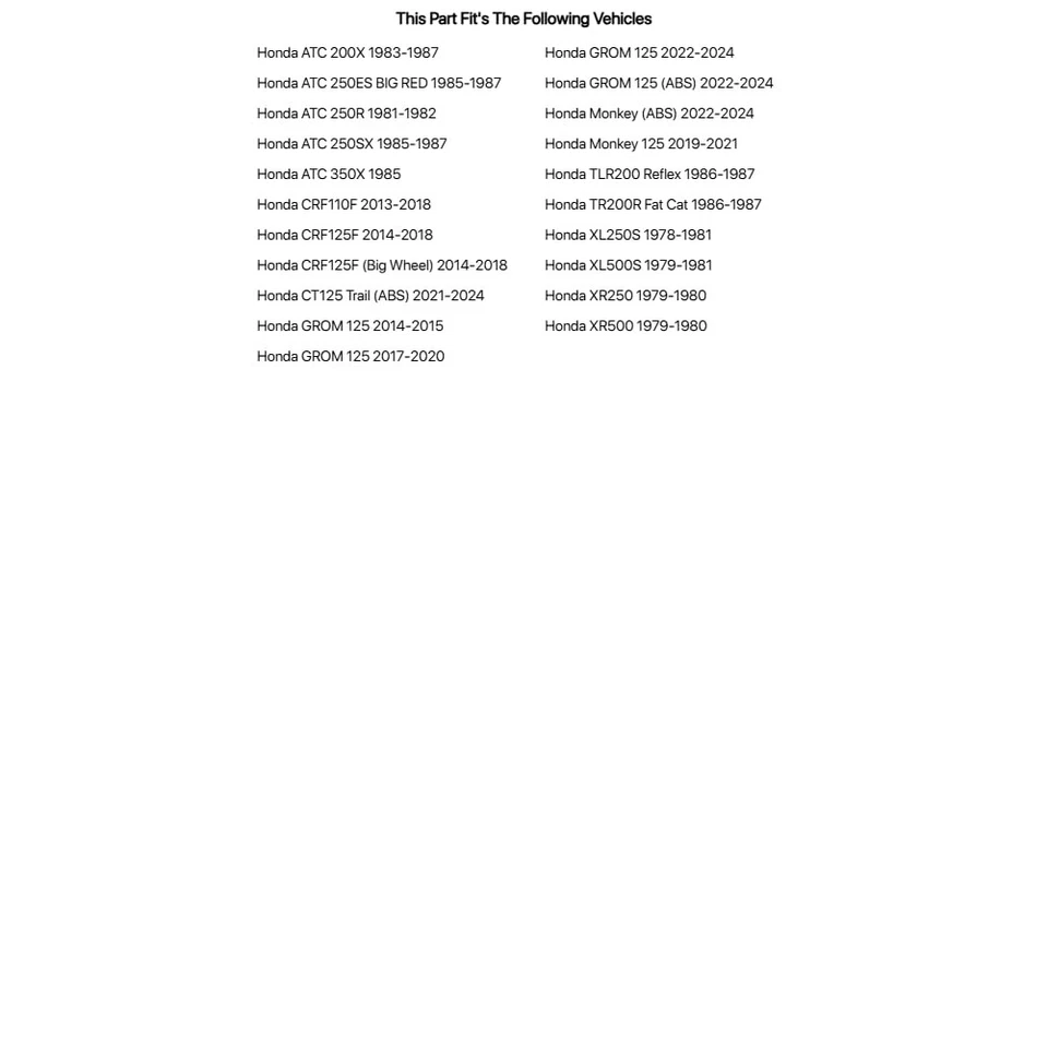 Kit de cojinetes de vástago de dirección Tusk para HONDA CT125 Trail (ABS) 2021 Foto 2 de 4