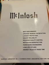 McINTOSH Brochure - ORIGINAL