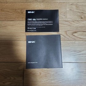 SNK Neo Geo X Gold Limited Edition Console Complete Set Black Tested Used Japan