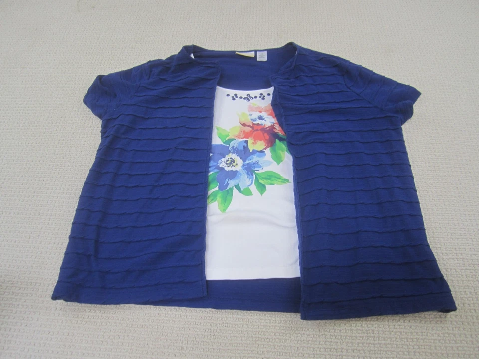 Womens 1X/XL Shirt Blouse Plus Floral Multicolor Casual Lot of 10 Various Brands - Image 2 of 4