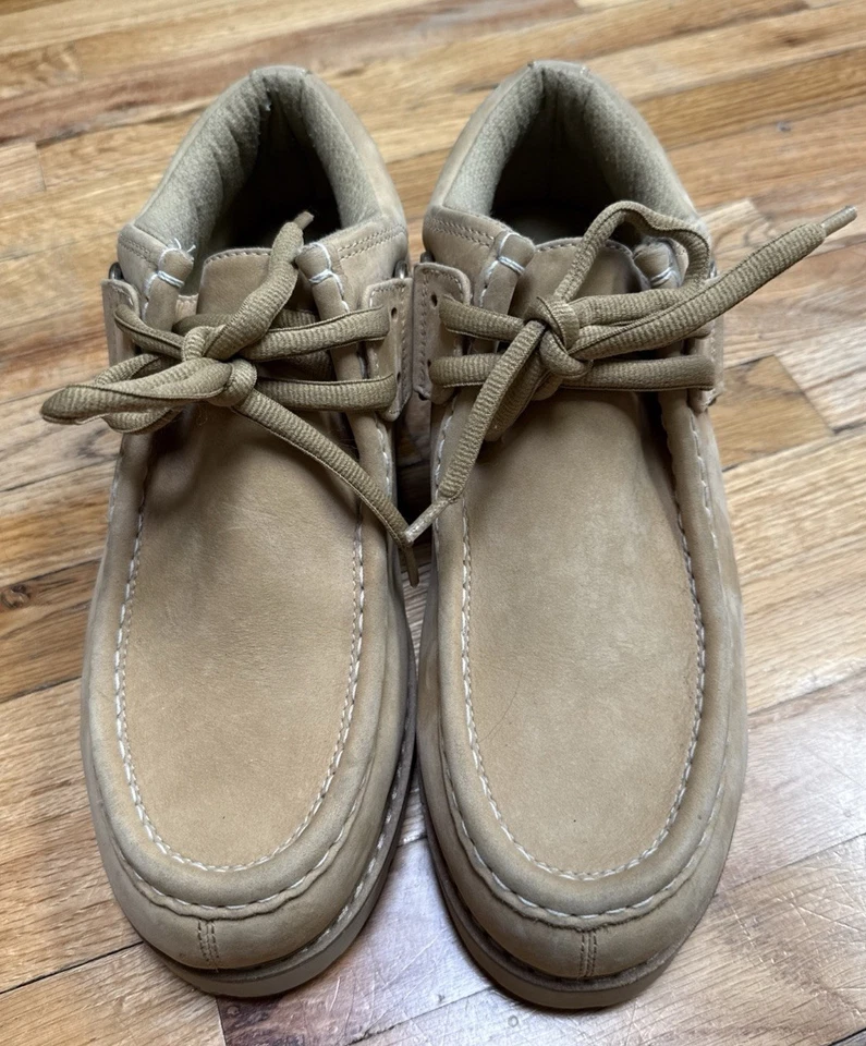 Lugz Hombres Botas Chukka 12 Gamuza Cuero Botas LUGZ Tostadas Foto 4 de 4