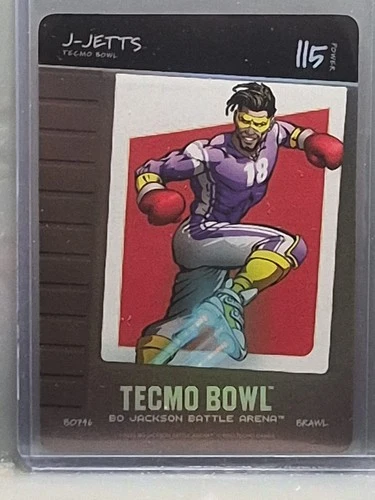 Bo Jackson Battle Arena J-Jetts Blow On It Brawl Battlefoil