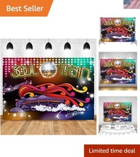 Lightweight 5x3ft Disco Theme Photography Backdrop - Perfect for Parties