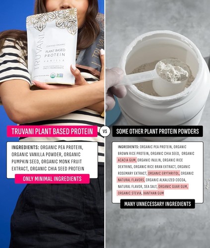 Organic Vegan Protein Powder | Chocolate | Plant Based Pea Protein - Picture 11 of 36