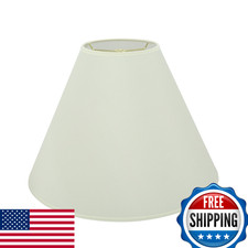 Aspen Creative 32031A Off-White Empire Lamp Shade, Spider Construction, 16" Bott