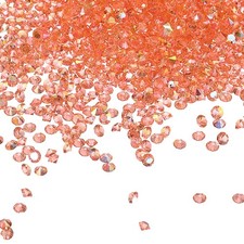 7200Pcs 3mm Wedding Table Scatter Confetti Diamond for Party, Peach AB