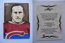 2013-14 Leaf Best of Hockey Sketch Cards Howie Morenz (Jay Pangan) 1/1