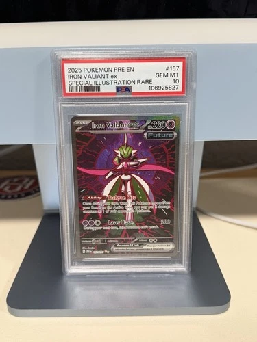 Iron Valiant ex 157/131 SIR Pokemon Prismatic Evolutions Gem Mint, PSA 10