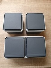 4 x Berker W1 - 2 x Wechselschalter und 1 Doppelsteckdose