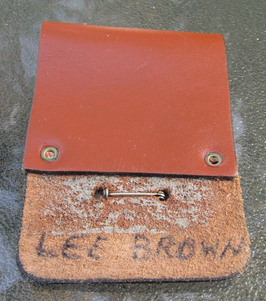 1983 Buick indianapolis 500 Silver Pit Pin On Leather FOB V-6 Grand National wow - Image 2 of 2