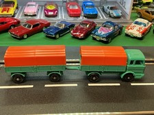 Matchbox Lesney Mercedes Trk 1 Mercedes Trailer 2 Diecast 1/64 Scale