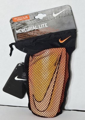 ***Nike Mercurial Lite (Shin Guard Protector) Total Orange (Size: Large)***