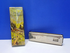 Antique M. Hohner The Echo Harp Harmonica in Original Box Key C/G