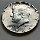 Beautiful 1964 D Kennedy Half Dollar Uncirculated Silver 50c Coin