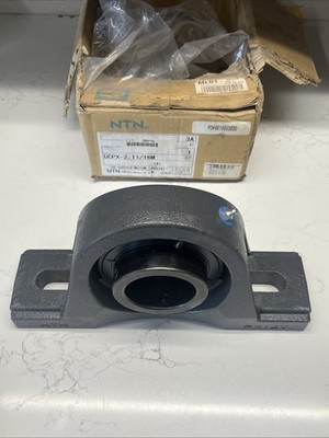 Ntn Ucpx-2.11/16M Pillow Block Bearing, Ball, 2-11/16'' Bore