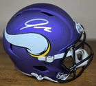 Jordan Addison Signed Minnesota Vikings Full Size Riddell Replica Helmet JSA