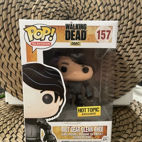 Funko Pop! The Walking Dead - Riot Gear Glenn Rhee #157 Hot Topic Exclusive