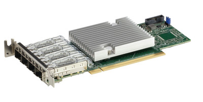 SuperMicro AOC-S25GC-I4S PCIe G4 x16 LP 4x 25GbE SFP28 Intel E810-CAM1