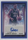 2021-22 Panini Recon Rookie Signatures Blue 20/49 Charles Bassey Auto RC 0q1p