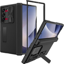For Samsung Galaxy Z Fold7 Rugged Case Screen Protector Camera Cover Kickstand