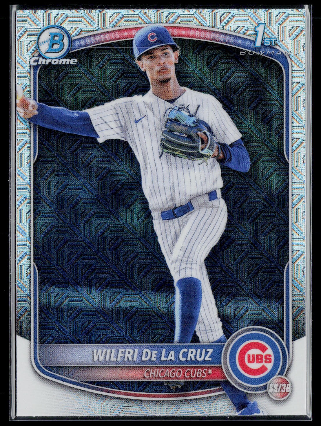 2025 Bowman Chrome - Prospects Mini-Diamond #BCP-209 Wilfri De La Cruz