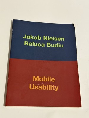 Mobile Usability Paperback Raluca, Nielsen, Jakob Budiu