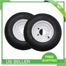 2-pack Trailer Tire Wheel Set 4.80-8 6pr Tires 5 Lug 4.5 Bolt Load Range C 2-pack Trailer Tire Wheel Set 4.80-8 6pr Tires 5 Lug 4.5 Bolt Load Range C