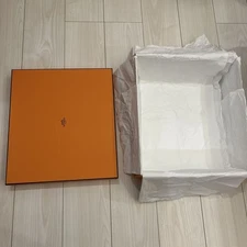 Current Hermès bag, empty box, 37.5 x 33.5 x 15cm, Birkin Kelly Garden Party